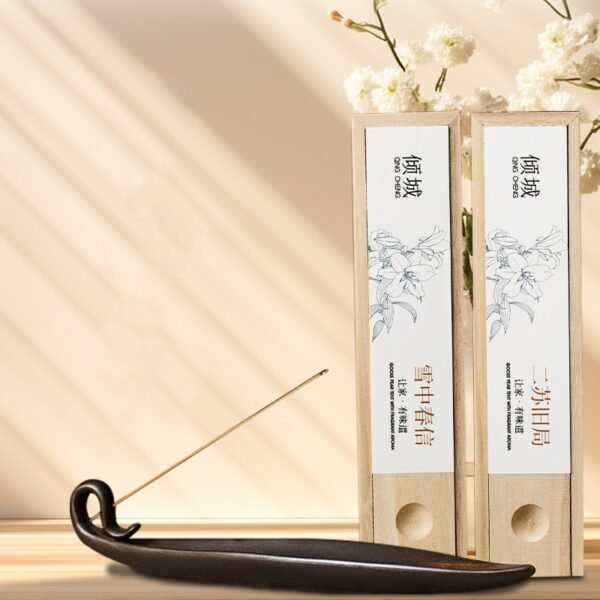 Natural Artisan Incense Sticks in Eco-Friendly 40g Wooden Box – Relaxation, Focus & Aromatic Bliss